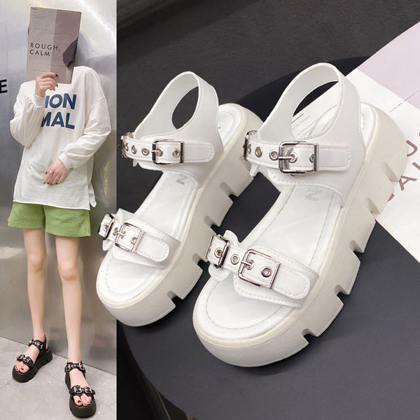 Women's Fashion Leisure Platform Platform Sandals-Womens Footwear-Zishirts