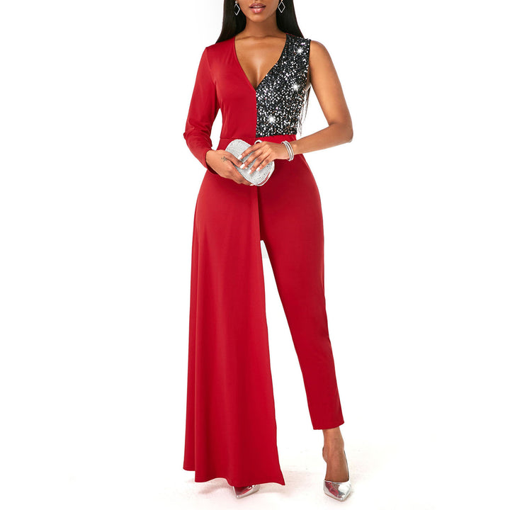 Women's Fashion Evening Party Jumpsuit-Suits & Sets-Zishirts