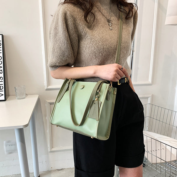 Fashion Stitching Popular Shoulder Messenger Bag-Women's Bags-Zishirts