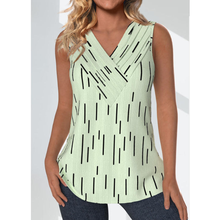 Women's Summer Printed Loose Casual Sleeveless Top-Womens 2024 March-Zishirts