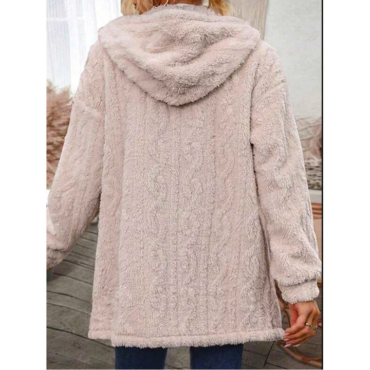 Hooded Long Sleeve Coat Top Women's Cardigan-Womens 2024 March-Zishirts