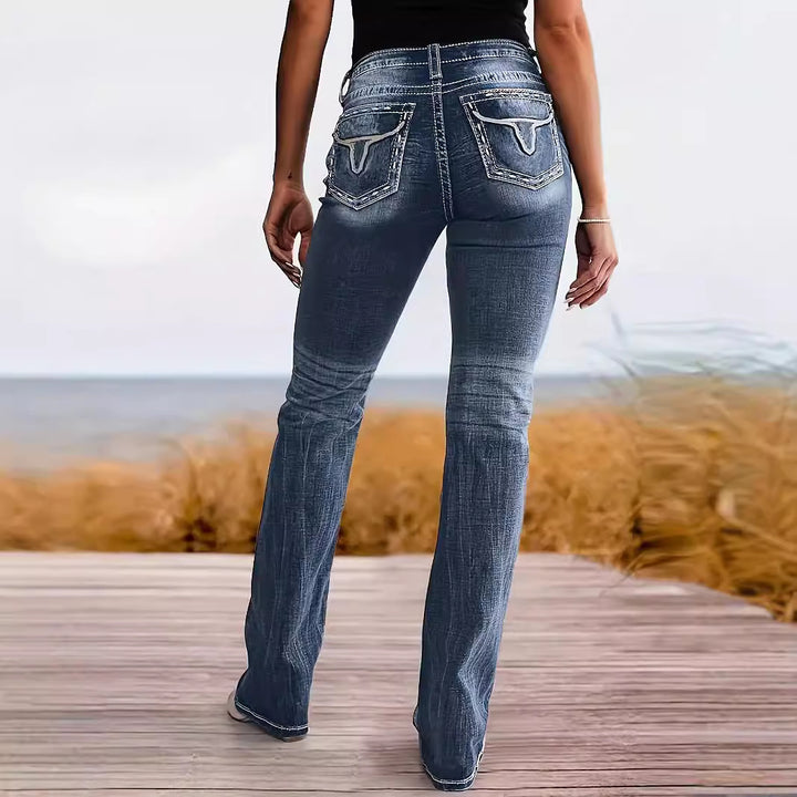 Women's Jeans High Waist Straight Slim Fit Slimming Versatile-Woman Jeans-Zishirts