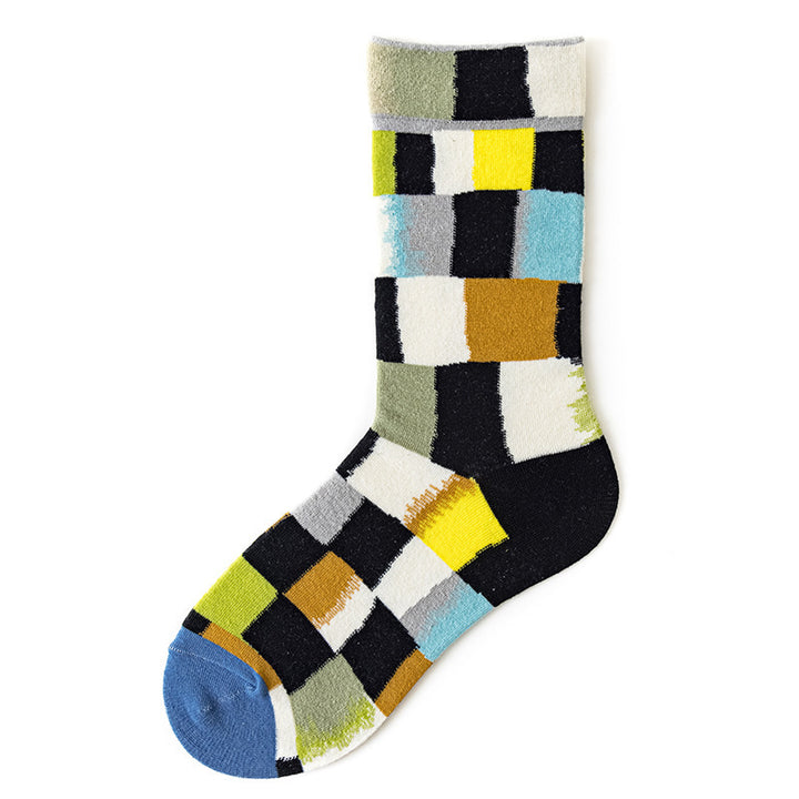 Women's Mid-calf Autumn And Winter 100 Cotton Socks-Womens 2024 March-Zishirts