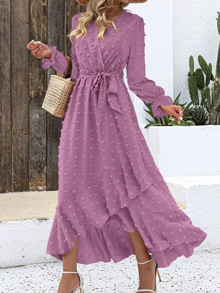 Women's Polka Dot Long Sleeve Dress Party-Women's Outerwear 2023-Zishirts