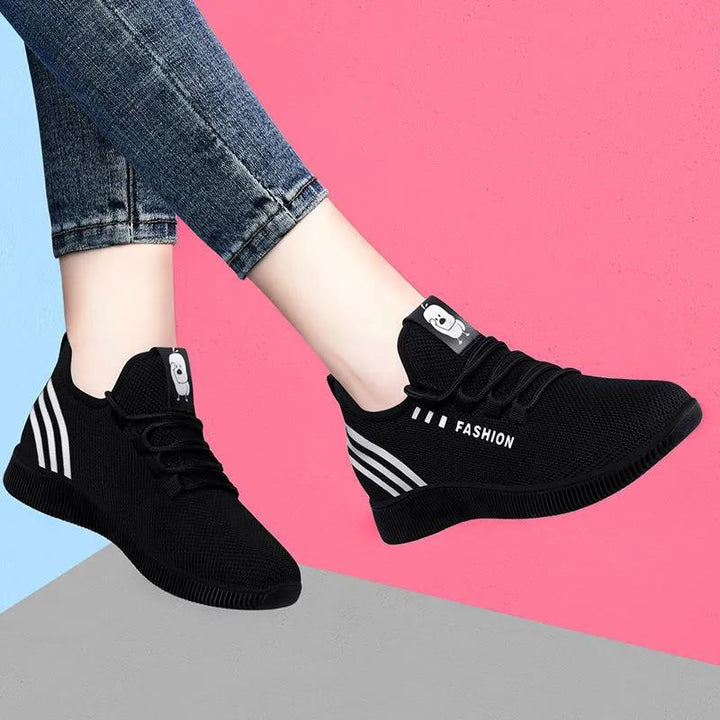 Korean Version Of Fashionable Casual Coconut Soft Sole Running Shoes-Womens Footwear-Zishirts