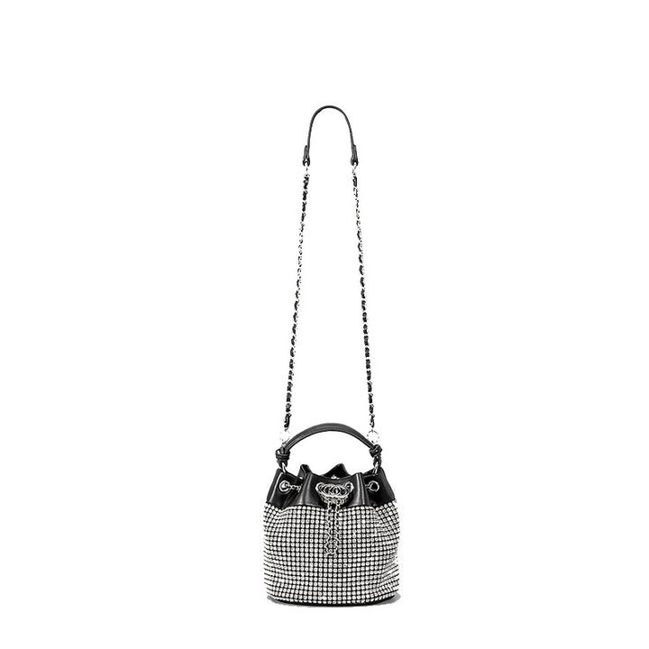 Rhinestone Women's Niche Bling Rhinestone Bucket Bag-Women's Bags-Zishirts