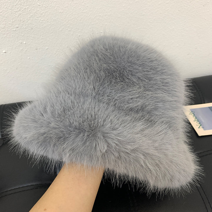 High-end Face-looking Small Warm Ear Protection Mink Hat For Women-Women's Outerwear 2023-Zishirts