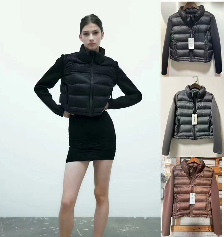 Women's Fashion Petite Cotton-padded Coat Jacket-Jackets-Zishirts