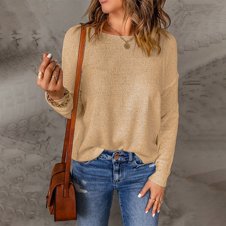 Casual All-matching Sweater Top-Sweaters-Zishirts