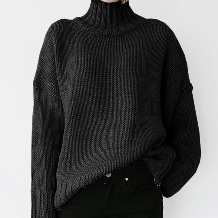 Short Solid Color Knitted Sweater-Sweaters-Zishirts