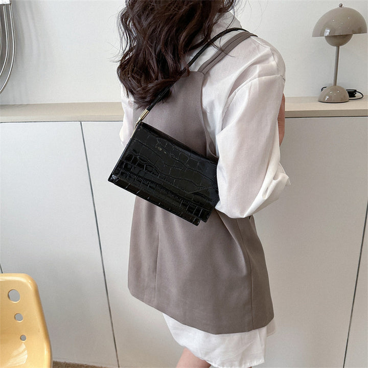 Women's Fashion Solid Color Portable Shoulder Messenger Bag-Women's Bags-Zishirts