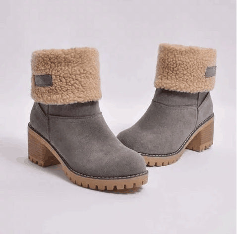 Miss Winter Women Snow Boots Warm Boots-Womens Footwear-Zishirts