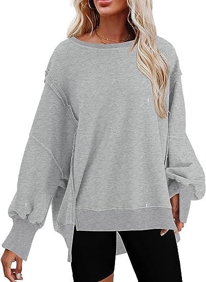 Women's Fashion Casual Loose Sweatshirt-Blouses & Shirts-Zishirts