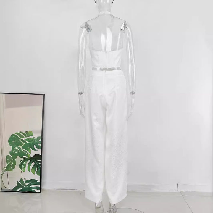 Women's Fashion Hollowed-out Temperament Jumpsuit-Womens 2024 March-Zishirts