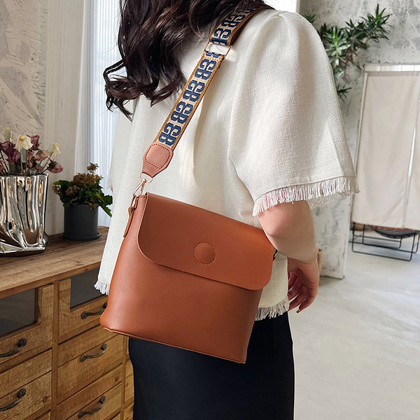 Retro Fashion PU Messenger Temperament Western Style Shoulder Bag-Women's Bags-Zishirts