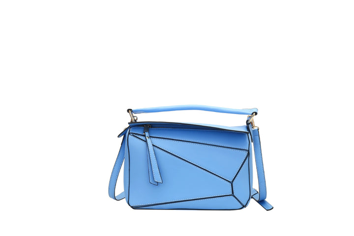 Contrast Color Geometric Shoulder Bag For Women-Women's Bags-Zishirts