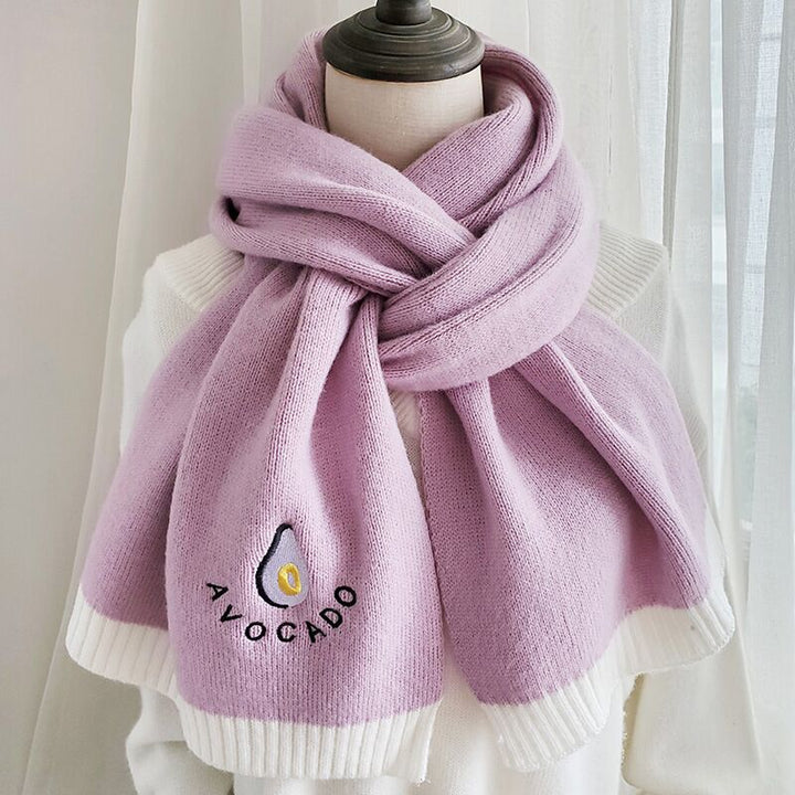 Knitted Scarf In Japanese Autumn And Winter-Scarves & Wraps-Zishirts