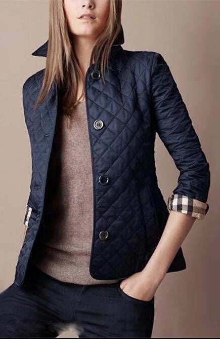 Fashionable Elegant Lapel Cotton-padded Jacket-Jackets-Zishirts