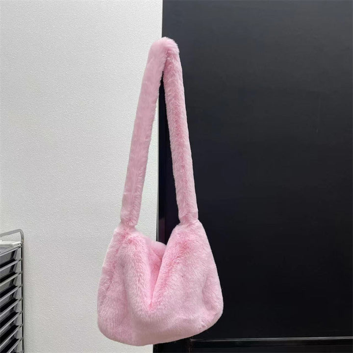 Rabbit Plush Bag All Match Shoulder-Women's Bags-Zishirts