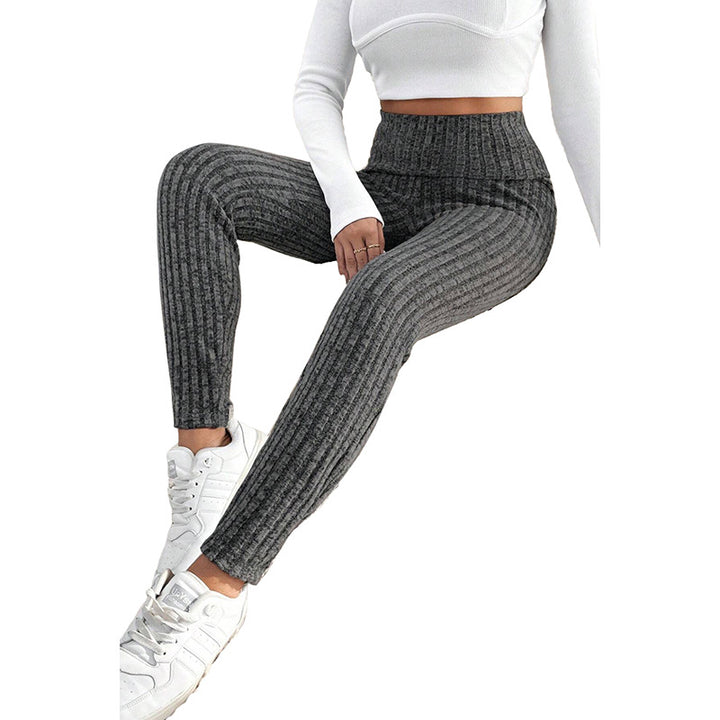 Women's Casual All-match Solid Color High Waist Tight Leggings-Women's Outerwear 2023-Zishirts