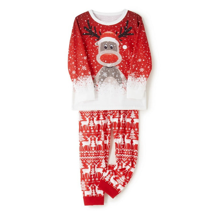 Christmas Print Long Sleeve Casual Parent-child Set-Suits & Sets-Zishirts