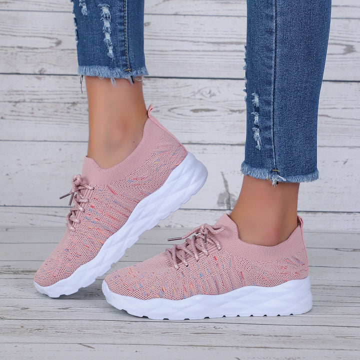 Summer New Fashion Sports And Leisure Flying Woven Large Size Women's Pumps-Womens Footwear-Zishirts