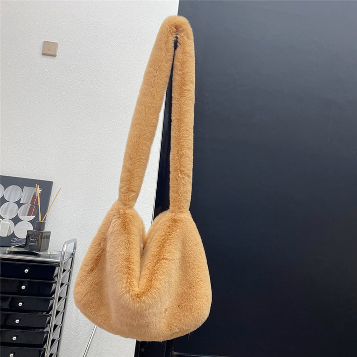 Rabbit Plush Bag All Match Shoulder-Women's Bags-Zishirts