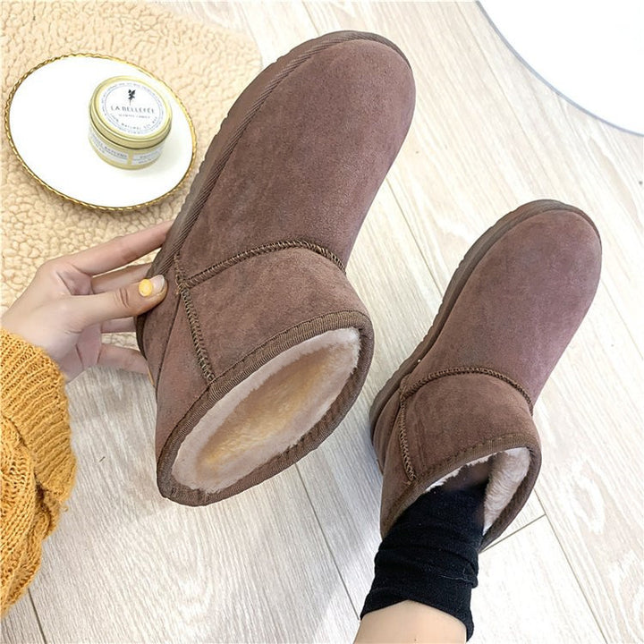 Snow Boots Winter Faux Fur Women Shoes-Womens Footwear-Zishirts