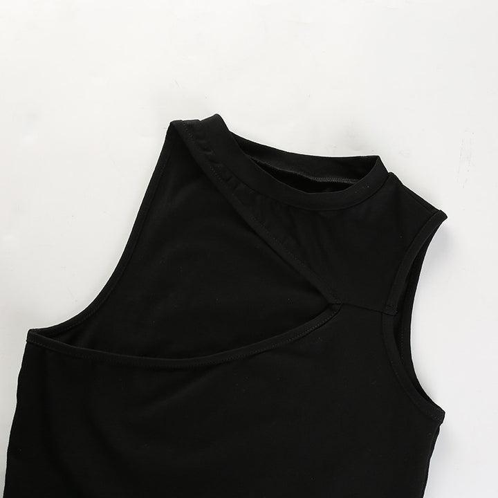 Women's Halter Sleeveless Vest-Women's Outerwear 2023-Zishirts