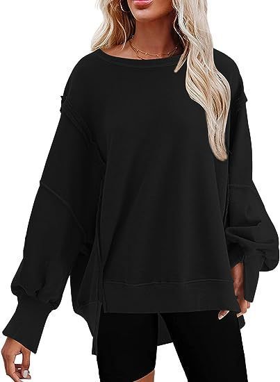 Women's Fashion Casual Loose Sweatshirt-Blouses & Shirts-Zishirts