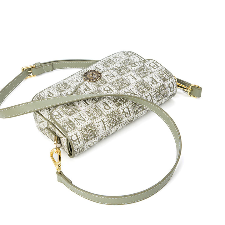 Women's Printed Chain Shoulder Messenger Bag-Women's Bags-Zishirts