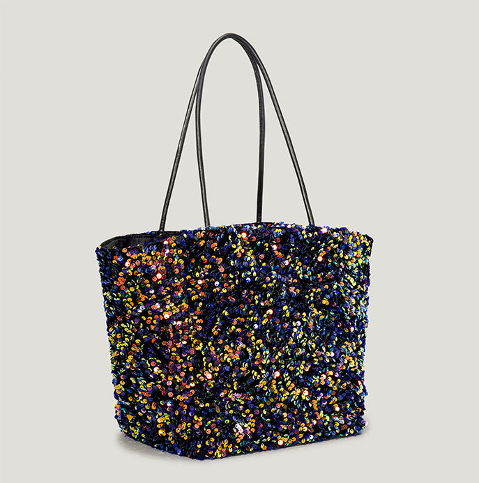 Autumn And Winter Super Flash Sequin Tote Bag Female Bling Sequins-Women's Bags-Zishirts