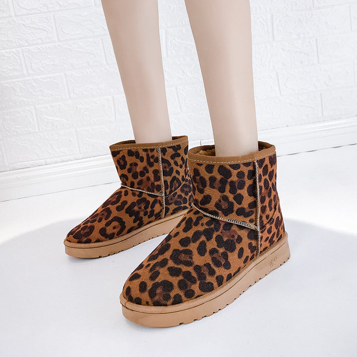 Snow Boots Winter Faux Fur Women Shoes-Womens Footwear-Zishirts