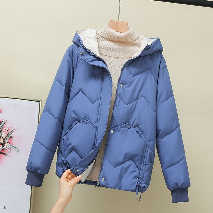 Women's Winter Loose Fashion Short Cotton Coat-Jackets-Zishirts