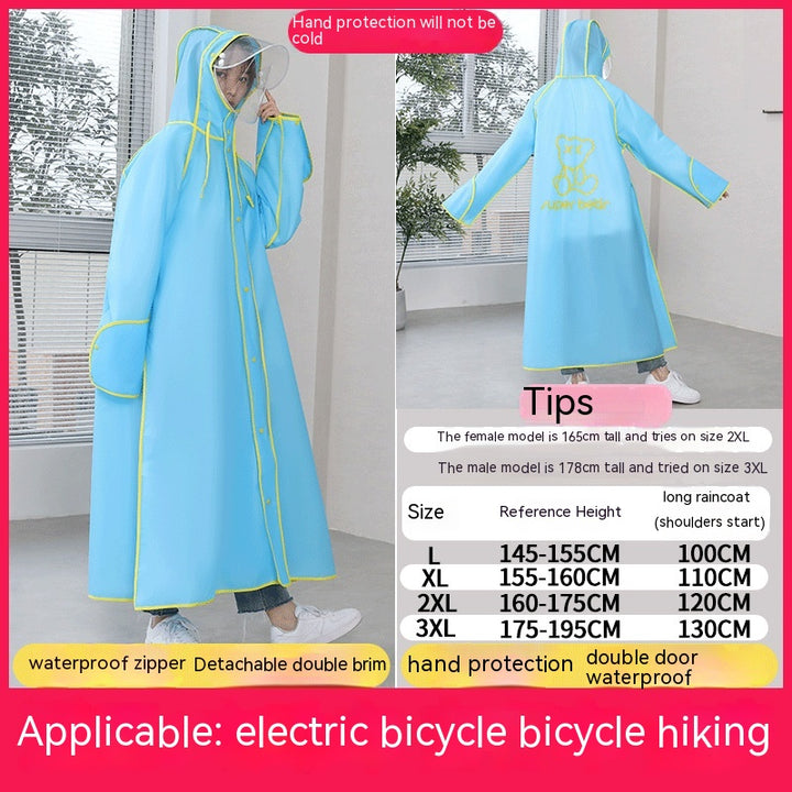 Electric Bike Raincoat Riding Rain-proof-Suits & Sets-Zishirts