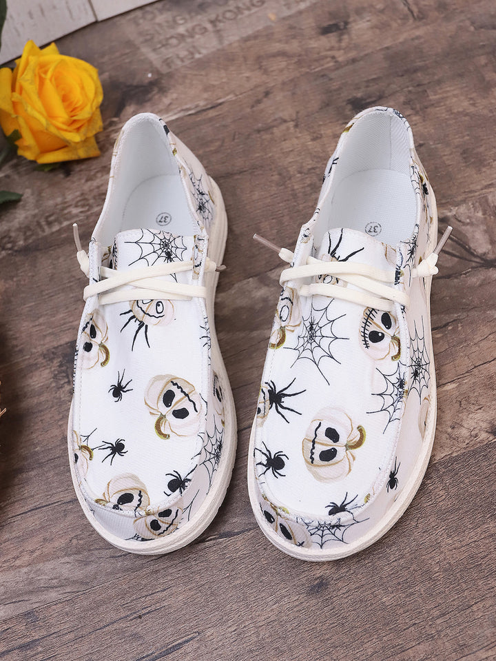 Women's Fashion Casual Printing Canvas Shoes-Womens Footwear-Zishirts