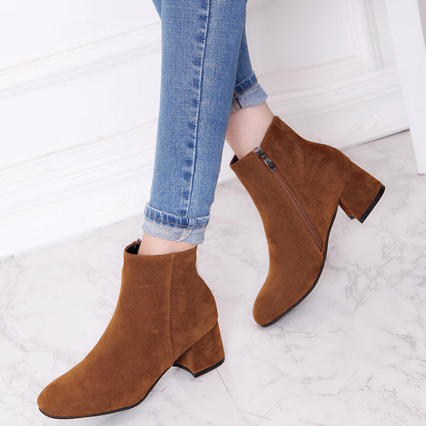 Fashion Autumn And Winter New Martin Boots Women-Womens Footwear-Zishirts