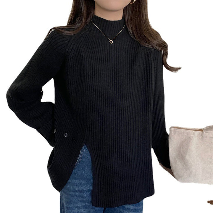 Autumn And Winter New Half Turtleneck Pullover-Sweaters-Zishirts