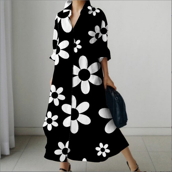 New Fashion Temperament Polka Dot Dress-Lady Dresses-Zishirts