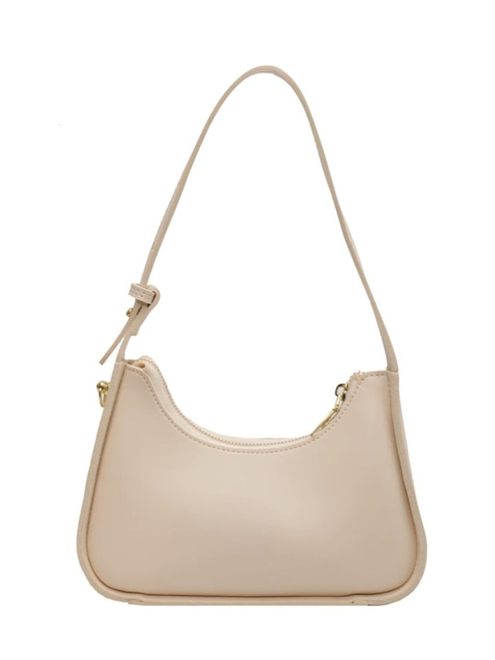 Versatile Handheld White Shoulder Bag-Women's Bags-Zishirts