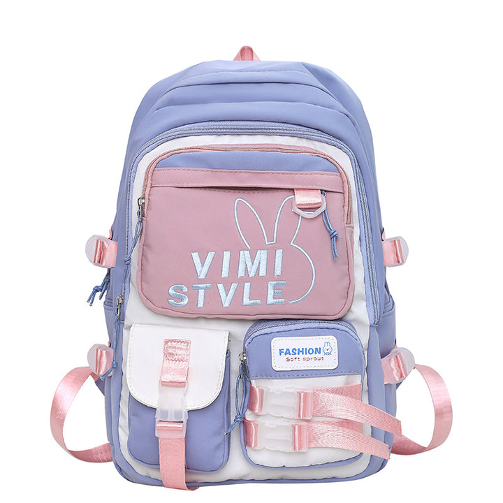 Female Junior High School Student Large Capacity Good-looking Backpack-Women's Bags-Zishirts