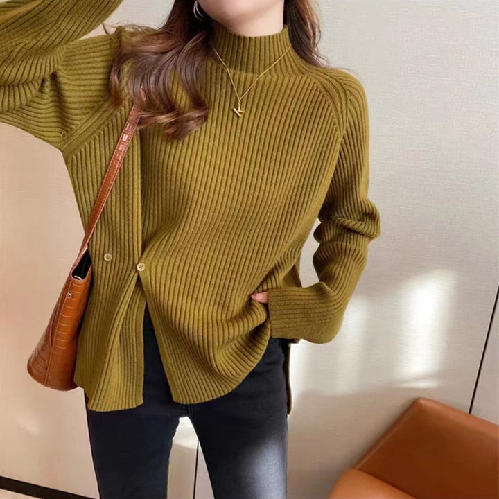 Autumn And Winter New Half Turtleneck Pullover-Sweaters-Zishirts