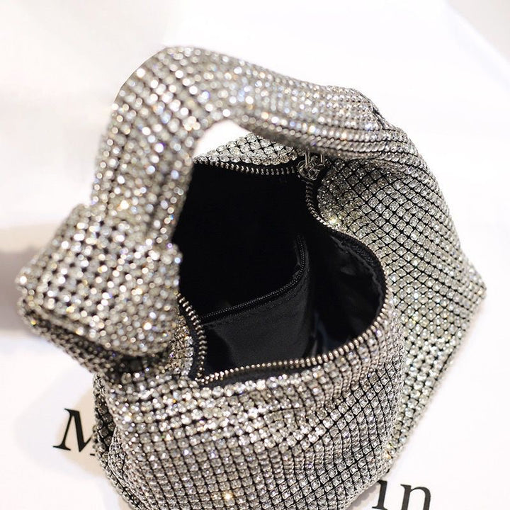 Fashion Diamond Rhinestone Chain Bag-Women's Bags-Zishirts