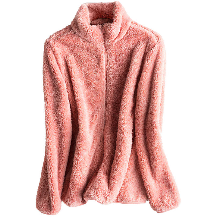 Women's Double-sided Fleece Coral Warm Hand Top-Jackets-Zishirts