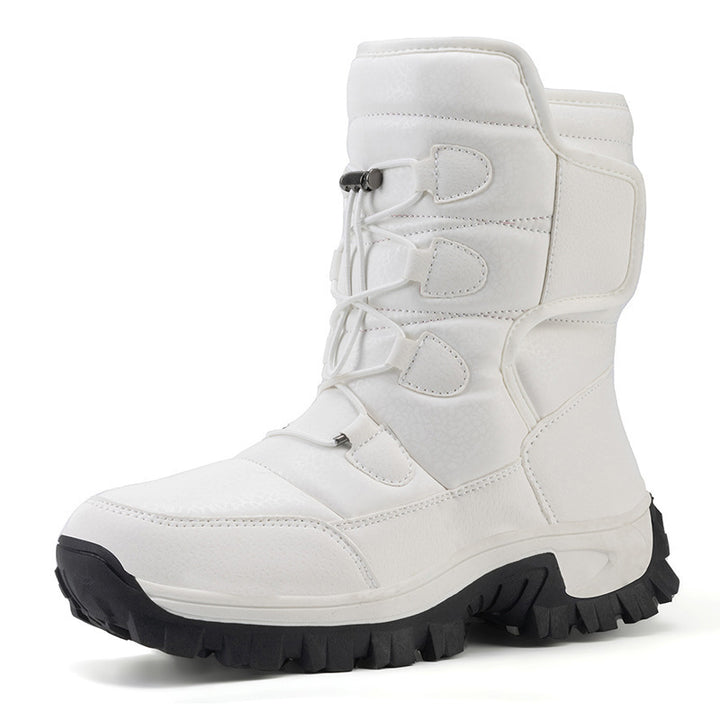 Men And Women Fleece-lined Warm Snow Boots-Womens Footwear-Zishirts