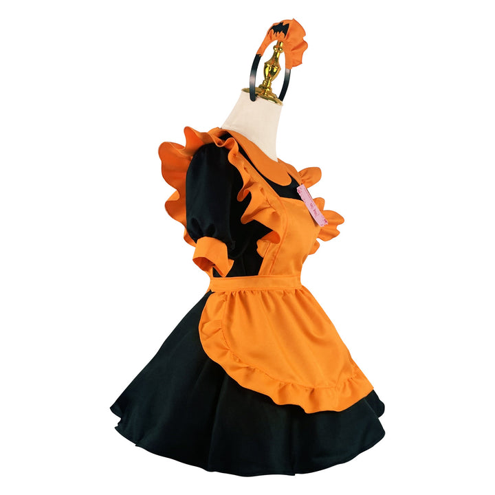 Halloween Embroidered Polyester Maid Outfit-Women's Outerwear 2023-Zishirts