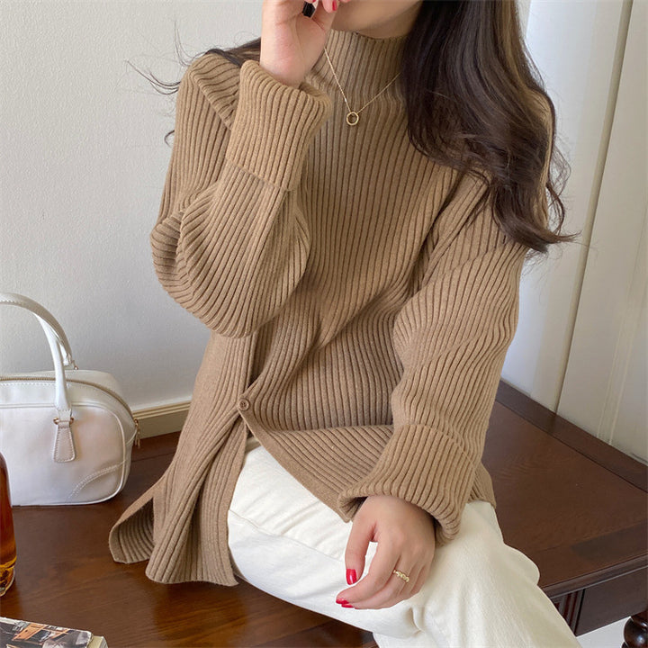 Autumn And Winter New Half Turtleneck Pullover-Sweaters-Zishirts