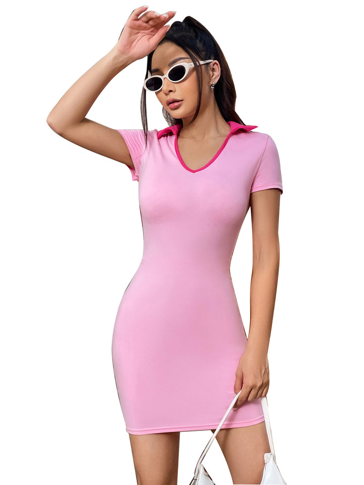 Women's Fashionable Slim-fit Sheath Dress-Suits & Sets-Zishirts