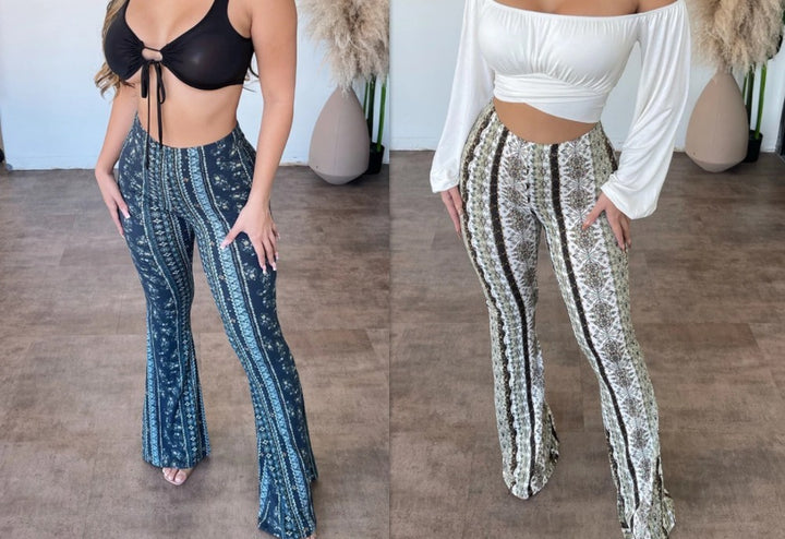 High Elastic Tight Pants Slim Sexy Print Trousers Womens Clothing-Womens 2024 March-Zishirts