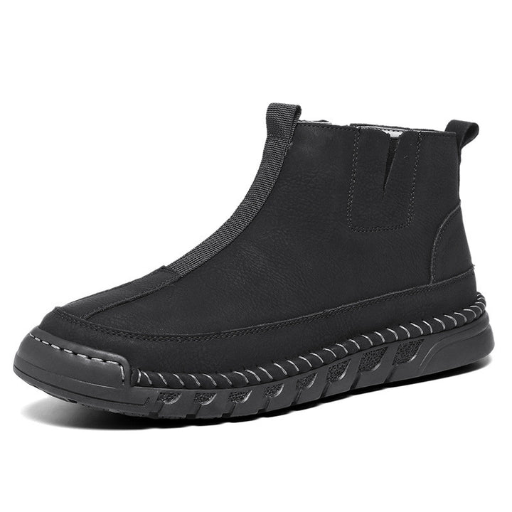 Slip-on High-top Casual Martin Boots-Womens Footwear-Zishirts